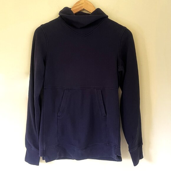 Lululemon Press Pause Pullover Sweatshirt, Midnight Navy, Size 4 - Picture 2 of 11